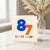 87th Birthday Card, 87 Years Young Colourful Number Card