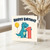 1st Birthday Card, Cute Dinosaur Happy Birthday Card