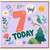7th Birthday Card, Cute Pastel Yay Today Design