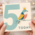 5th Birthday Card, Today Bird Design