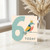 6th Birthday Card, Cute Crowned Bird Design
