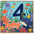 4th Birthday Card, Cute Ocean Animals and Underwater Theme