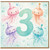 3rd Birthday Card, Cute Jellyfish Party Design