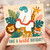 4th Birthday Card, Wild Jungle Animals Birthday Card