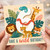 6th Birthday Card, Wild Birthday Safari Animals Card