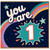 1st Birthday Card, You Are 1 Rainbow Star Design