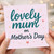 Lovely Mum Mother's Day Card - Cute Hearts Design - Heartfelt Greeting Card for Mum on Mothering Sunday