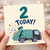 2nd Birthday Card, Rubbish Truck Birthday Card