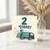 2nd Birthday Card, Rubbish Truck Birthday Card