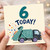 6th Birthday Card, Rubbish Truck Birthday Card