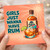 Girls Just Wanna Have Rum Funny Birthday Card for Her - Rum Bottle Cocktail Design, Alcohol Pun Humour - For Friend, Sister, Mum, Wife