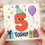 5th Birthday Card, Cute Number 5 Today Birthday Card