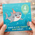 4th Birthday Card, Fin - tastic Shark Birthday Card