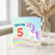 5th Birthday Card, Cute Unicorn You Are 5 Card