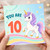 10th Birthday Card, Unicorn Design