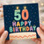 50th Birthday Card, Happy Birthday Cake Candle Design