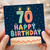 70th Birthday Card, Happy Birthday Card for 70 Year Old, Colourful Candle Cake Design
