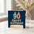 90th Birthday Card, Happy Birthday Cake Design