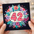 42nd Birthday Card, Floral Number 42 Birthday Card