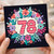 78th Birthday Card, Floral Birthday Card