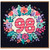 98th Birthday Card, Floral Number 98 Birthday Card