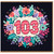 103rd Birthday Card, Floral Wreath 103 Birthday Card