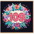 109th Birthday Card, Colourful Floral Number 109 Card