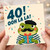 40th Birthday Card, Funny Ooh La La Frog Card