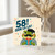 58th Birthday Card, Ooh La La Frog Beret Birthday Card