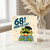 68th Birthday Card, Funny Ooh La La Frog Birthday Card