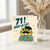 71st Birthday Card, Funny Ooh La La Frog Card