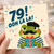 79th Birthday Card, Funny Frog Ooh La La Birthday Card