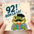 92nd Birthday Card, Funny Ooh La La Frog Card