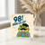 98th Birthday Card, Funny Frog Ooh La La Birthday Card
