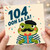 104th Birthday Card, Ooh La La Frog Birthday Card