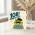 108th Birthday Card, Funny Frog 'Ooh La La' Birthday Card
