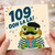 109th Birthday Card, Ooh La La Frog Card