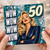 50th Birthday Card, Wow Glamorous Birthday Card