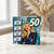 50th Birthday Card, Wow Glamorous Birthday Card