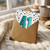 41st Birthday Card, Bold Teal Number 41 Polka Dot Design
