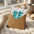 65th Birthday Card, Turquoise Number 65 Birthday Card