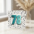 78th Birthday Card, Bold Number 78 Polka Dot Design