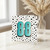 88th Birthday Card, Bold Turquoise 88 Polka Dot Design
