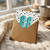 88th Birthday Card, Bold Turquoise 88 Polka Dot Design