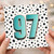 97th Birthday Card, 97 Today Number Card