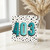103rd Birthday Card, Bold Teal Number Design