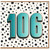 106th Birthday Card, 106 Age Birthday Card
