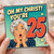 25th Birthday Card, Oh My Christ You're 25 Retro Comic Style Card