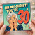 30th Birthday Card, Oh My Christ You're 30 Funny Retro Greeting Card