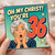 36th Birthday Card, Oh My Christ You're 36 Retro Comic Surprise Card